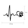 Accessories Car Stickers Auto Reflective Sticker Heart Beat Trackpad Decal Life Goes On  Sticker
