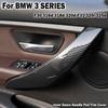 Для BMW 3 4 серии F30 F80 F31 F32 F33 F34 F35 F36 2013-2018 автомобильная внутренняя дверная ручка, внешняя крышка, накладка из карбона