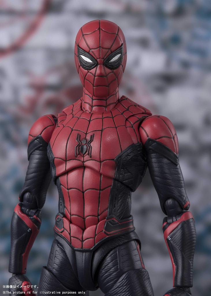 TAMASHII NATIONS Upgrade Suit Far From 150mm Painted Movable Figure SHFiguarts Spider-Man (Дом Человека-Паука) приблизительно. АБС и ПВХ