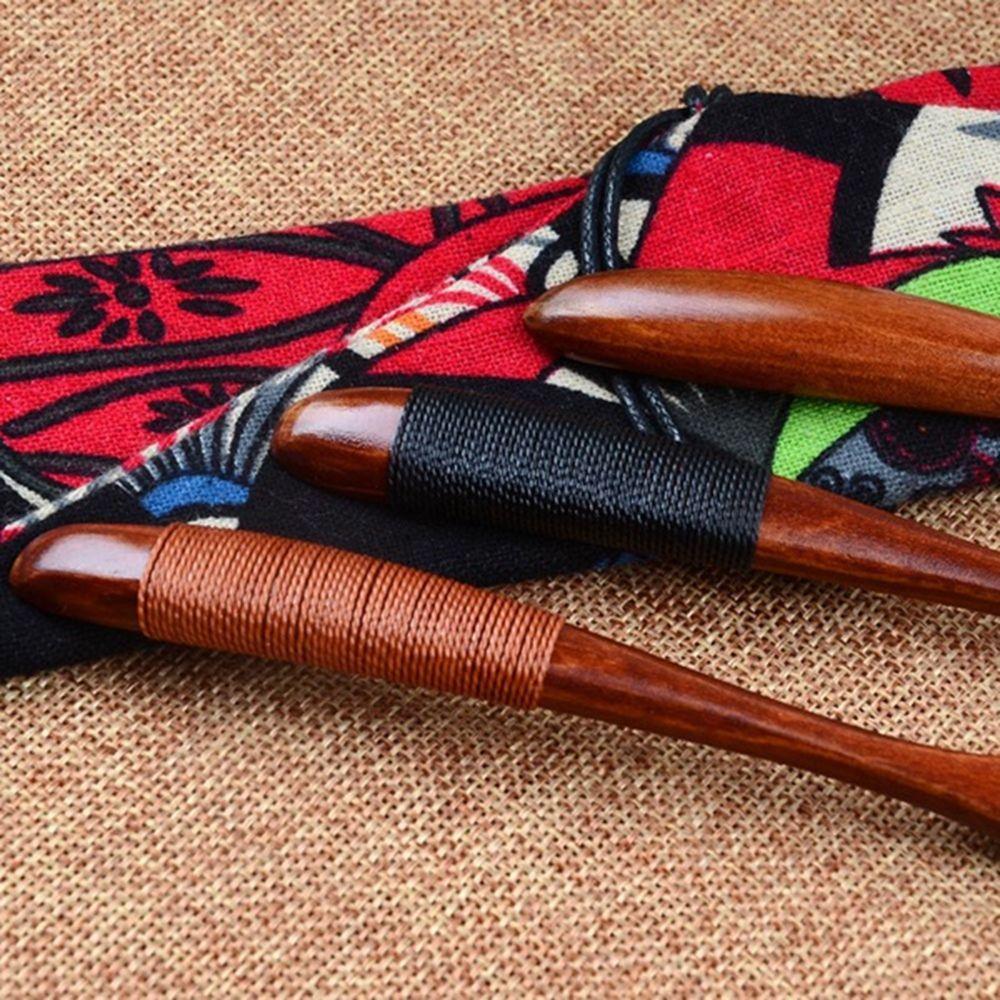 Handmade Black Walnut Tableware Hand-made Wood Wooden Spoon Kitchen Tool Soup Spoon Cooking Utensil