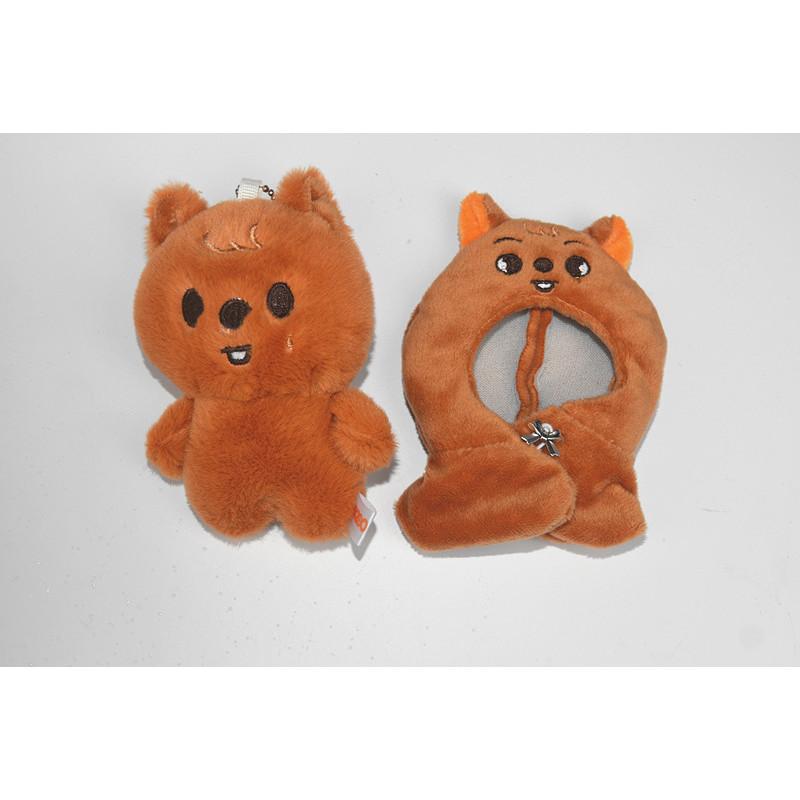 Слюнявчики Серия Плащ Плюшевые игрушки Dwaekki Сеул FM Волк Чан Мягкая игрушка Плюшевые куклы