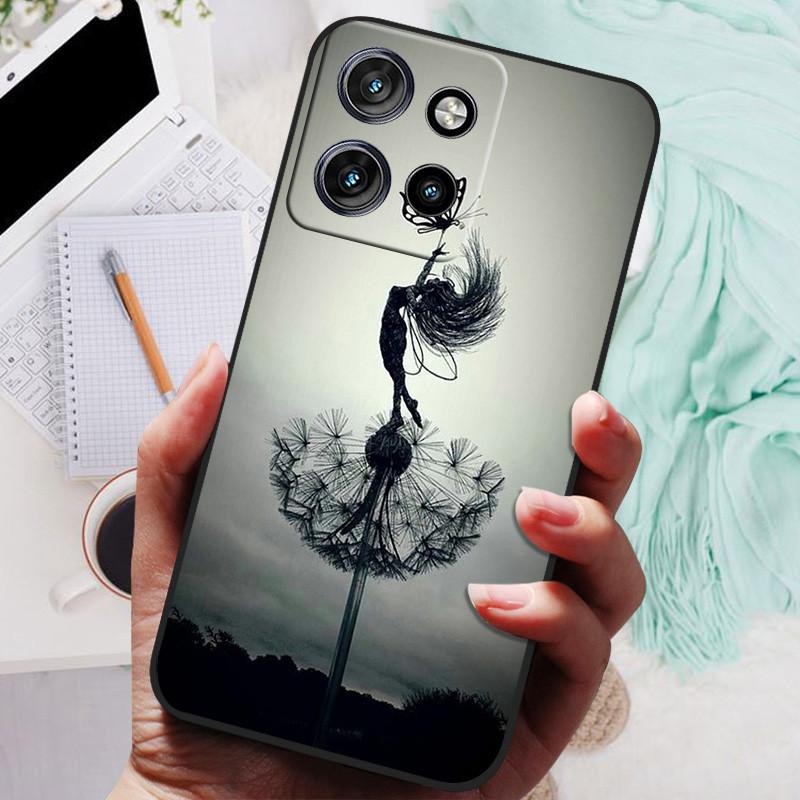 Для Motorola Edge 50 Neo 5G Чехол Лев Волк Силиконовая Мягкая Задняя Крышка Для Motorola Moto S50 edge50 Чехол для Телефона Защитный Чехол
