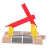 EXCEART Подходит для железнодорожных аксессуаров, Железнодорожное ограждение, DIY Барьерное ограждение, Деревянные игрушечные железнодорожные аксессуары, Модель барьерного ограждения, Детали для подъема уровня,
