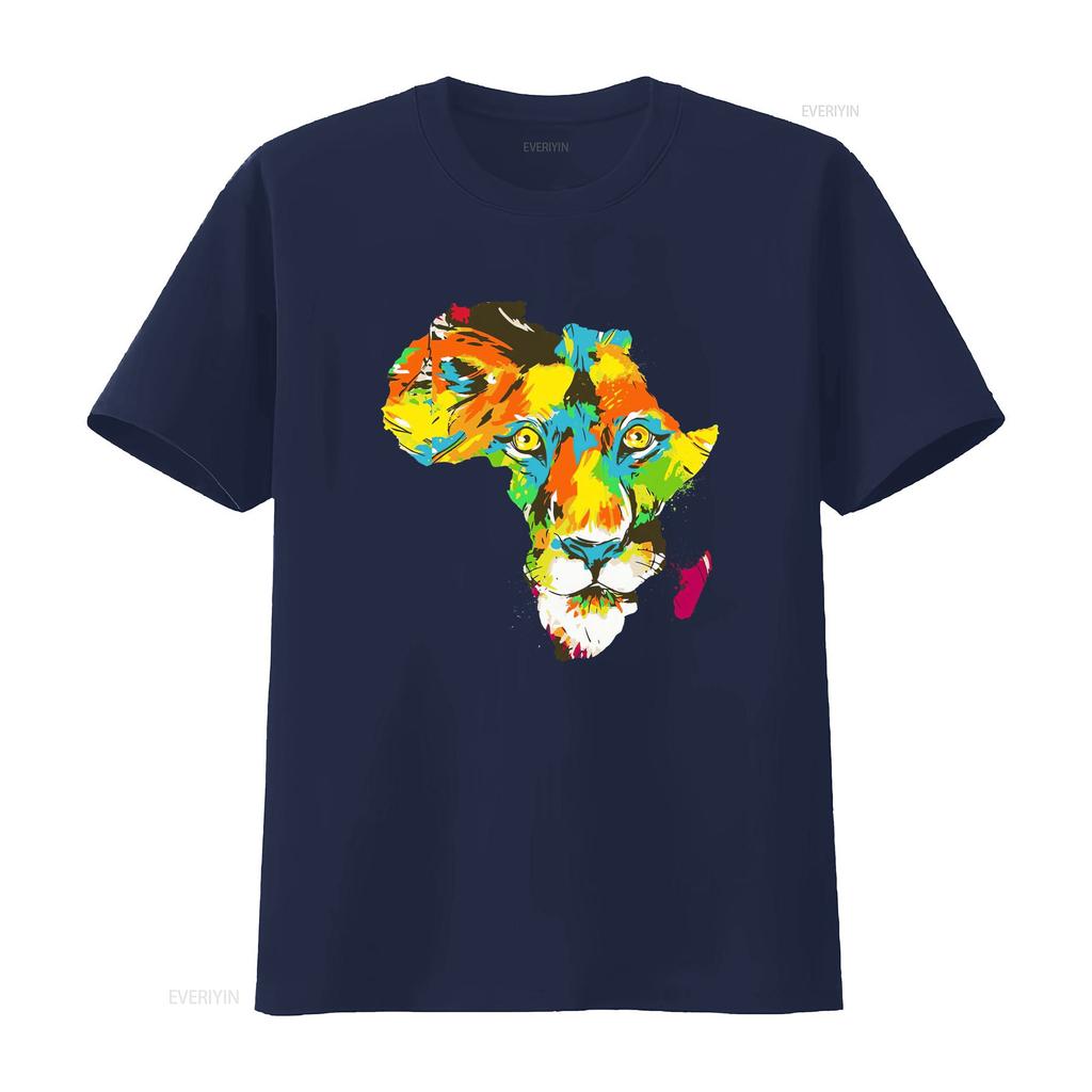 T Shirt Da Uomo E Donna Con Mappa Dellafrica Faccia Di Leone Grafica Reggae Rasta Stampa Vivace Verde Giallo Rosso Oro Soft