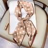 Fashion Point Silk Scarf Female Imitation Silk Spring and Summer Scarf Hair Band Decoration