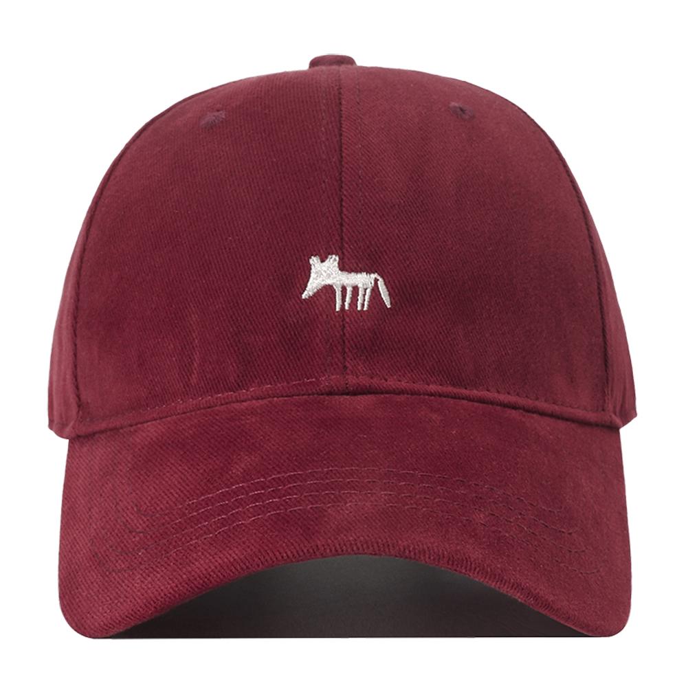 Вышитая Бейсболка Козырек Snapback Регулируемая Большой Обхват Головы Кепки Для Для Мужчин И Женщин Последние Животное Лиса