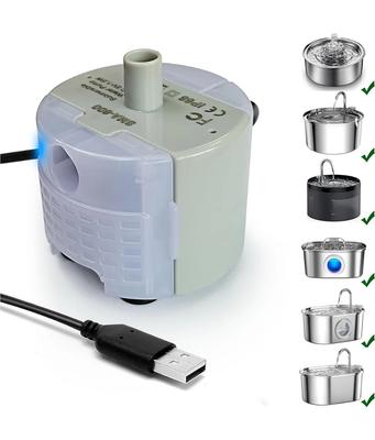 Насос-поилка для домашних животных USB Запасной насос Погружной мотор Насос-поилка для домашних животных для Поилки для кошек из нержавеющей стали