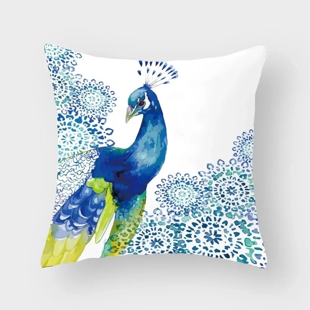 Роскошный Декор для Дома Наволочка Тропический Фламинго Наволочка для Подушки Гостиная Диван Наволочка