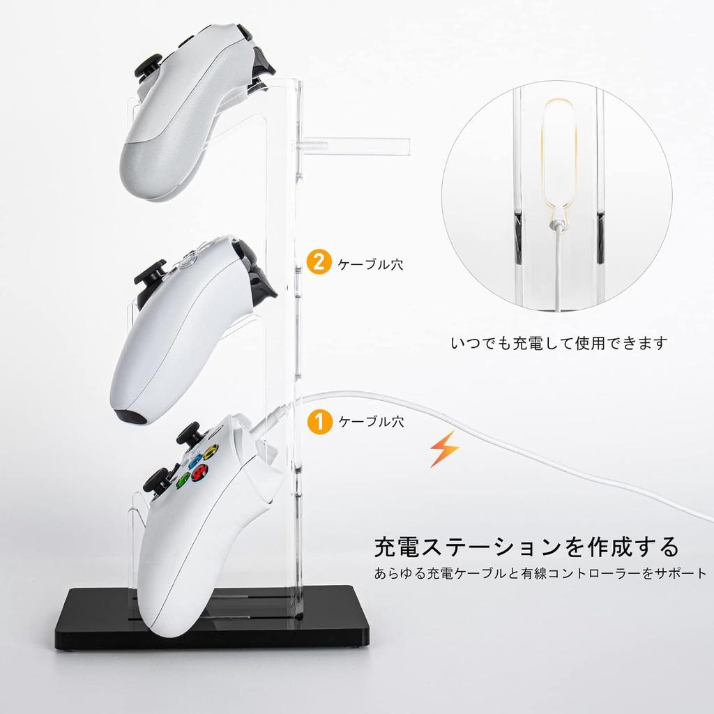 Подставка для контроллера Tubbi 3 Layer, подставка для наушников, подходит для PS4, PS5, SWITCH, XBOX, Koi, подставка для наушников, подставка для управления, черная основа, ПК,