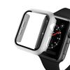 Стекло + чехол для Apple Watch серии 6, 5, 4, 3 SE, 44 мм, 40 мм, чехол для iWatch, 42 мм, 38 мм, бампер, Защитная пленка для экрана + чехол, аксессуары для Apple Watch