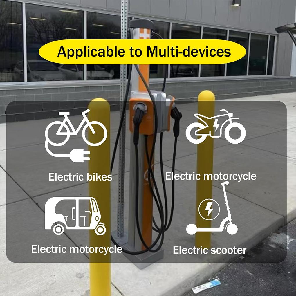J1772 To Nema 5-15/5-20 Discharger Discharger Connector Adapter Electric Vehicle Connector Adapter