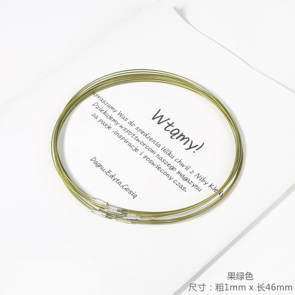 10pcs/pack Wire Collar Handmade DIY Necklace Lanyard Bracelet Ring Accessories