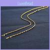 Exquisite 2mm Small Double Wave Necklace Crafted From Pure Brass With 24k Gold Plating Ideal For Women