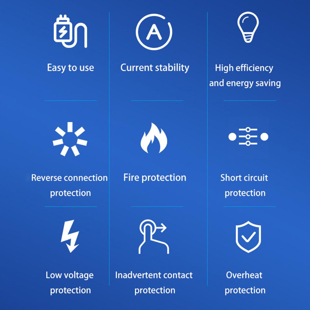 Автомобильное Мотоциклетное Зарядное Устройство Множественная Защита Мото Автомобиль Маленькое Зарядное Устройство для Аккумулятора Интеллектуальная Регулировка Тока и Напряжения