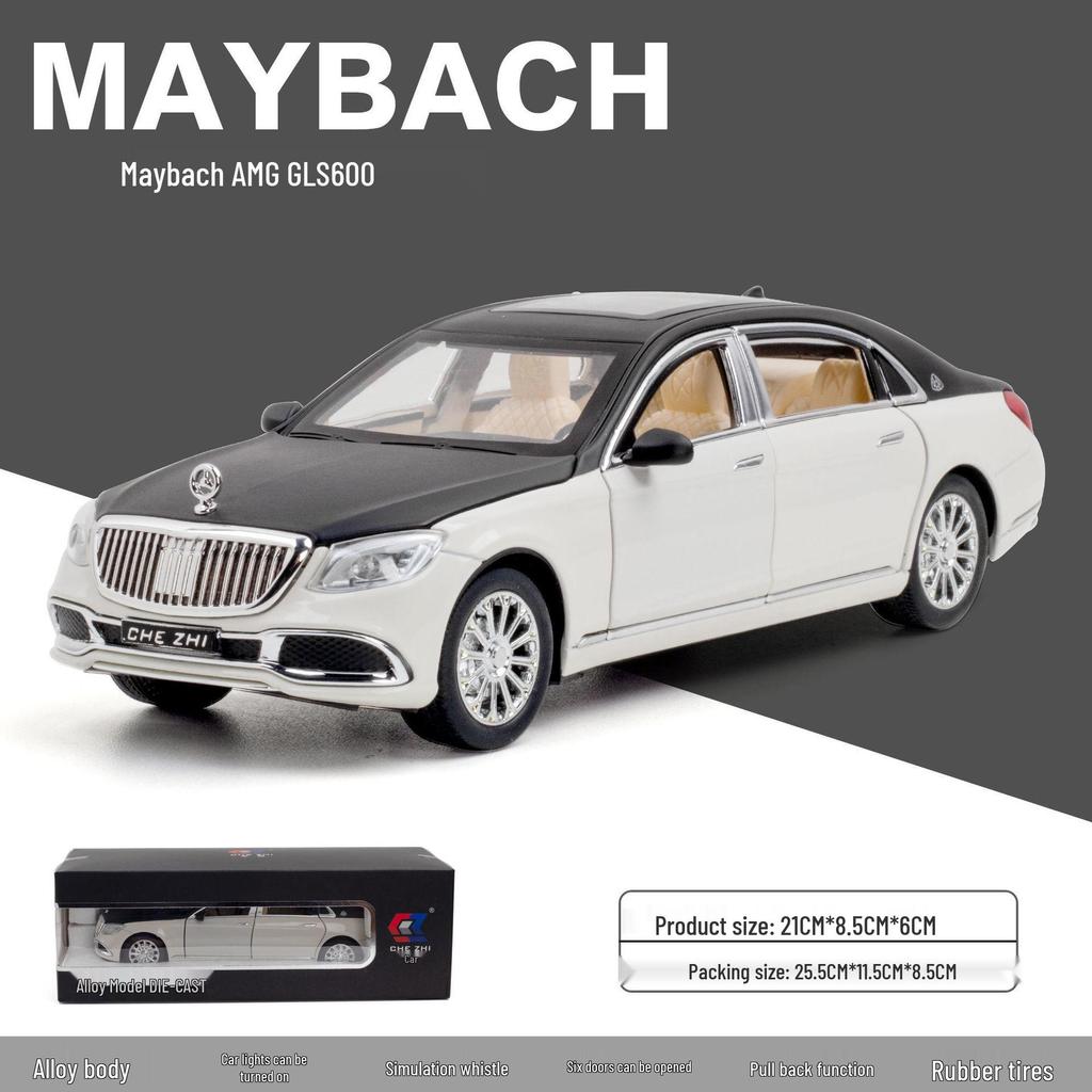 1:24 Mercedes-Benz Maybach S680 Alloy Model Car Ornament