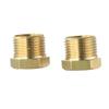 2 шт. Латунная переходная муфта Латунный трубный фитинг Золотой трубный фитинг Адаптер Сантехнические соединения
