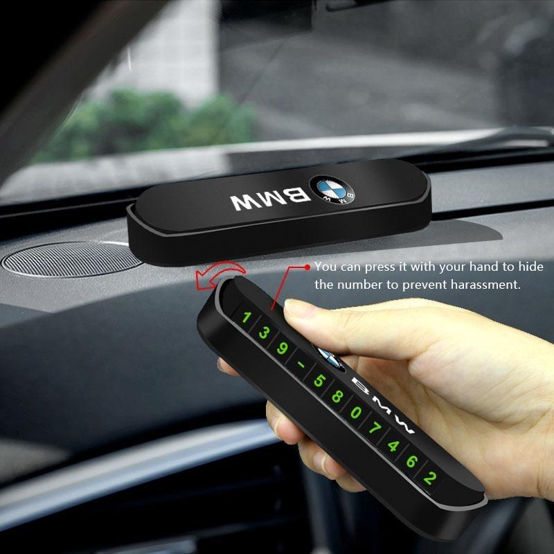 1 шт. Автомобильная временная парковочная карта, табличка с номером телефона, наклейка для BMW M Power Performance F10 F31 E36 E39 E87 E90 X3 X5 X6 X7