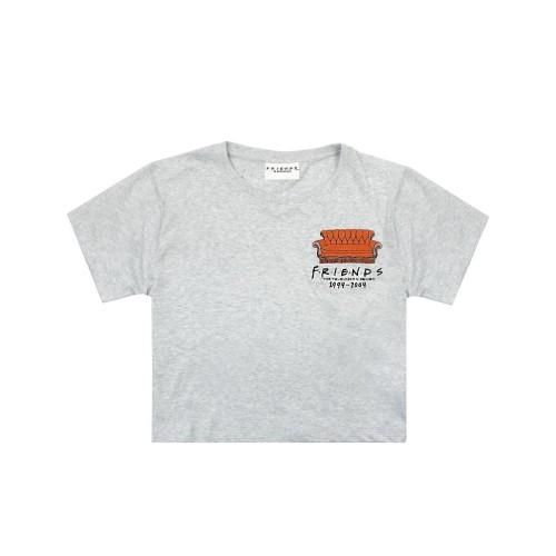 Friends Womens/Ladies Central Perk Sofa Crop T-Shirt
