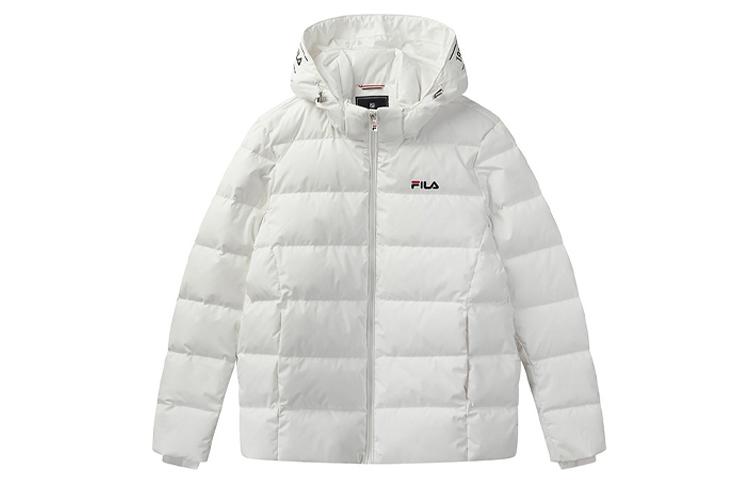 Men's FILA Down Jackets Men's White Hooded Moderate Other