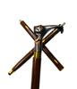 Cat Brass Handle Walking Stick: Victorian Style Wooden Cane Sturdy Walking Cane 36 Inches