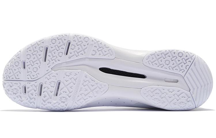 Li Ning Sprint SE Fabric Sports Cushioning Slip Resistant Abrasion Resistant Breathable Low top Badminton Shoes Unisex AYZS018-1