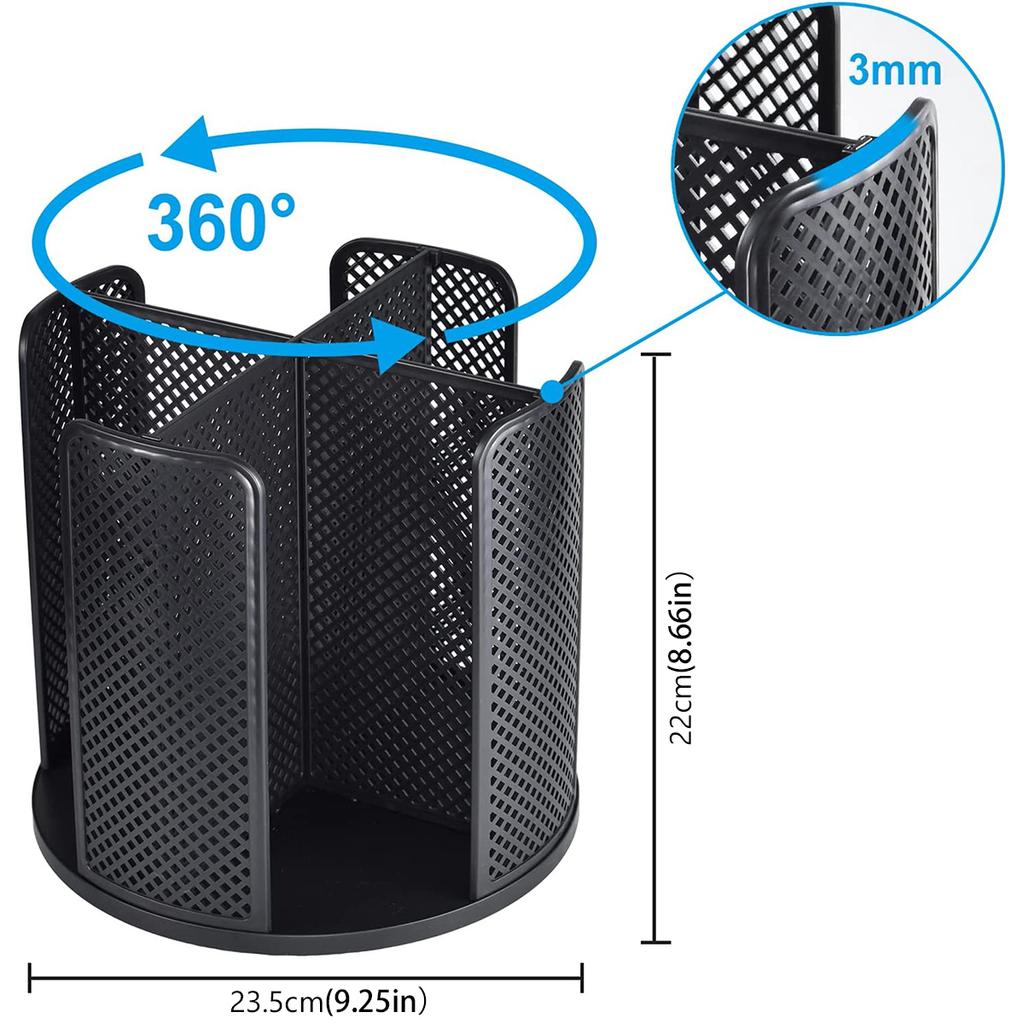 Вращающийся пластиковый органайзер для хранения стаканов 360° Диспенсер 4 отделения Держатель для стаканов и крышек Съемный настольный диспенсер для кофейных стаканов