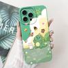 Защитный чехол для объектива для iPhone 15 Pro Max iPhone15 15Pro Милый Забавный Мультяшный Стиль Желейный Силиконовый Мягкий Чехол для Телефона