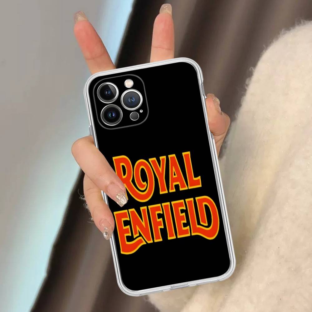 R-ROYALS E-ENFIELDS Логотип Для IPhone 17 16 15 14 13 12 11 Pro Max Plus Чехол для телефона Высококачественный Силикон
