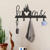 Metal Creative Key Hangers - Wall Mounted Hooks for Multi-Purpose Use. Decorate Your Home with These Coat, Bag and Key Holders