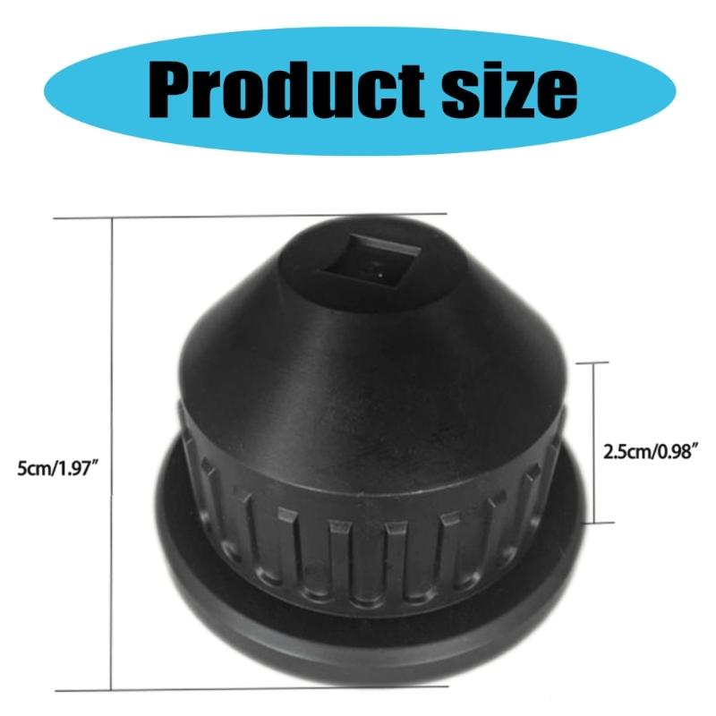 PL Mount Cinema Lens Caps Set, Durability ABS Plastic Body and Rear Caps for PL Mount Cameras Movie Lens