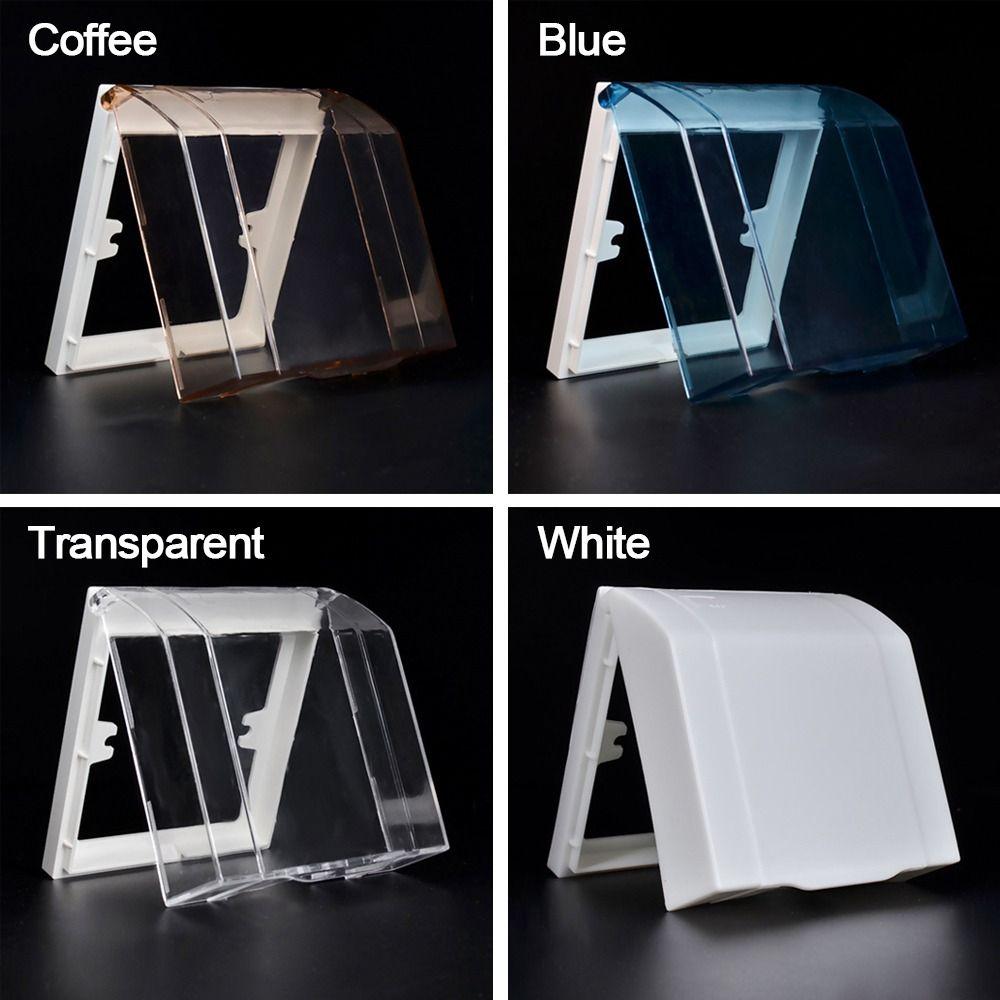 Настенный выключатель Защитный чехол Самоклеящаяся защитная розетка Брызгозащищенная коробка Ванная комната