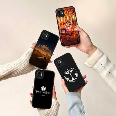 Логотип T-tomorrowland Для iPhone Air 16 15 14 Plus 13 12 11 Pro Max Матовый Чехол Гелевый Ударопрочный Чехол для Телефона