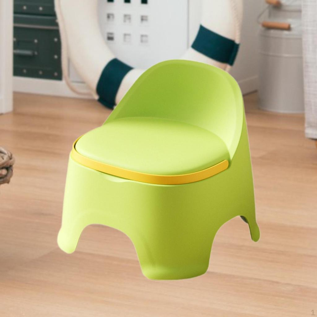 Подставка для ног для ребенка с поддержкой спины и ручкой для легкой смены обуви у кровати