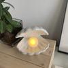 Shell Lamparas De Mesa Para El Dormitorio Night Light Pearl Jewelry Candeeiro Lampe Table Mariage Girl