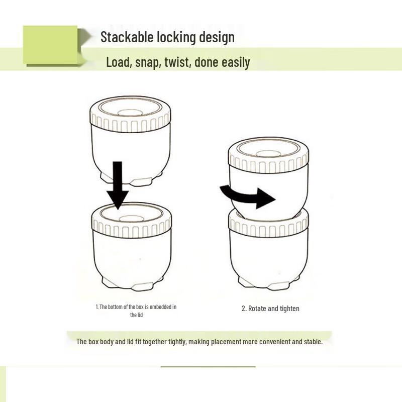 LocknLock New Concept 5-Piece Spice Storage Set