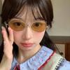 Fashionable Advanced Oval Metal Photochromic Myopia Glasses Luxury Small Framed Blue Light Blocking Eyeglasses 0 TO -4.0