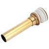 Wash Basin Sink Drain Anti Clogging Bathroom Drainer Stopper Accessories Non Overflow Gold(Flap Without Hole )