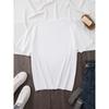 [Casual T-Shirt] Women's Casual 100% Polyester Ice Cream Print Short Sleeve Crew Neck T-Shirt, Regular Length Knit Fabric Top for All Seasons