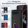 Чехол для ROG Phone 5 Черный Жесткий Чехол с Подставкой для Телефона Ударопрочный Защитный Чехол для Игрового Телефона Asus ROG5
