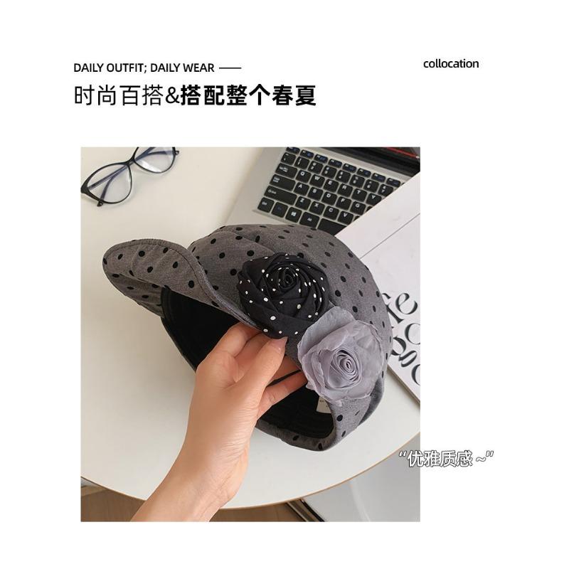 Women S Vintage Floral Polka Dot Beret Newsboy Cap Ladies Cute Hat