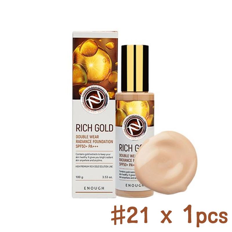 ENOUGH Тональный крем Premium Rich Gold Double Wear Radiance 100 мл (9 вариантов)