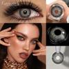 FUNSACHY New Colored Contact Lenses for Eyes 1Pair Brown Natural Eye Lenses Cosmetic Beauty Pupils Yearly Y2K Blue Eye Contacts