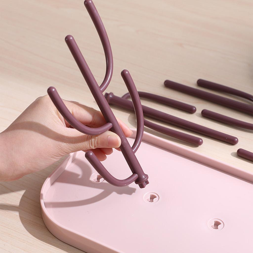 Infant Water Drying Rack Shelf Cactus Removable Feeding Multifunctional