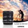 3pcs Macro Extension Tube Set Auto Focus Ring 35mm SLR Camera Lens Adapter For Canon EF EF-S Camera Lens Mount Extender Kit