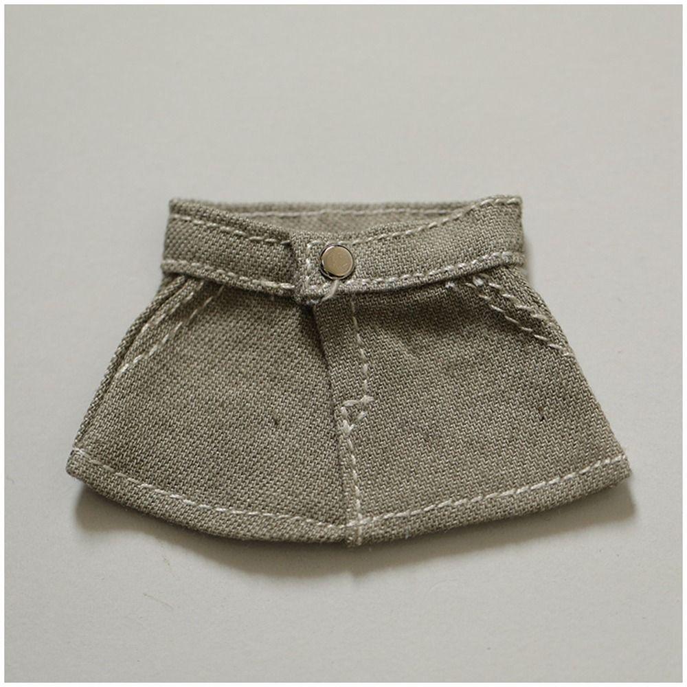 Mini Princess Skirt Accessories Fashion Dresses Skirt Plush Dolls Clothes For 10cm Cotton Doll