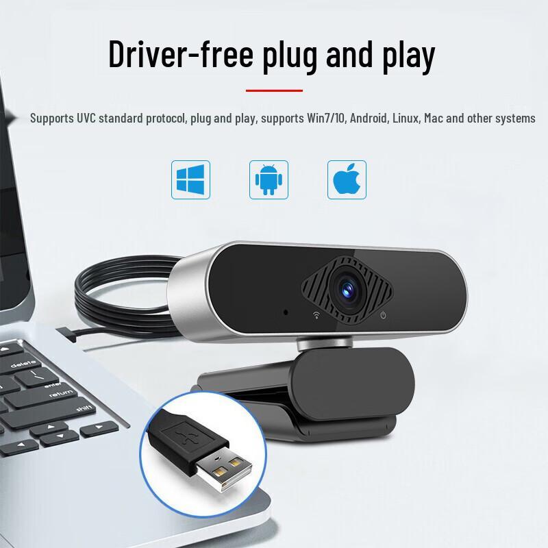 HD Webcam with Beauty Fill Light