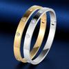 Женский титановый браслет с четырехлистным клевером и инкрустированными бриллиантами - Модное, Невыцветающее украшение