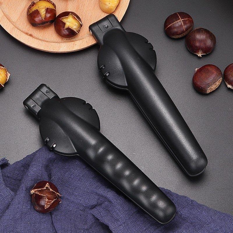 Каштановый зажим Портативная открывалка для каштанов Очиститель Грецкий орех Орех Каштановый зажим Многофункциональный орехокол Бытовые кухонные принадлежности