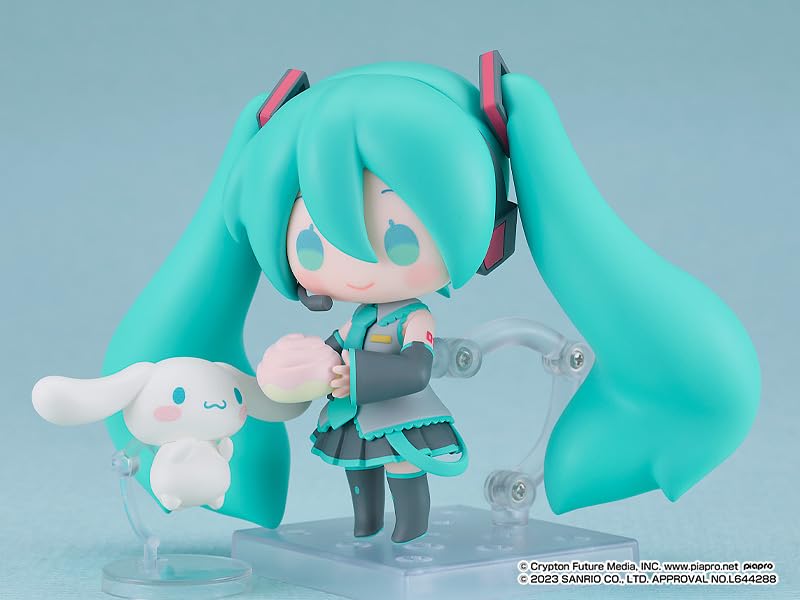 Nendoroid Hatsune Miku x Cinnamoroll Hatsune Miku Cinnamoroll Collaboration пластиковая окрашенная подвижная фигурка Ver. Немасштабируемый