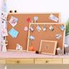 Wall Hanging Photo Display Board Double-sided Memo Board Home Decoration Cork Notice Board  Office